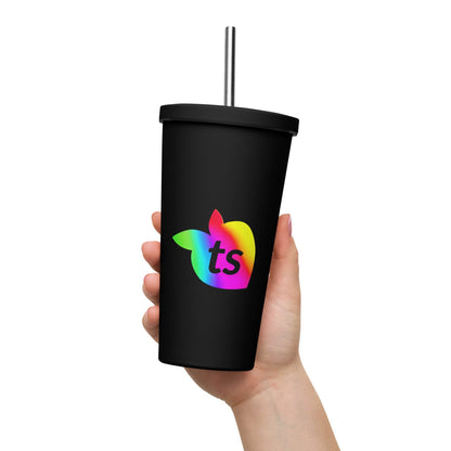 tsgabrielle • Pride 2025 • Insulated Tumbler with a Straw • 20 oz - 600 ml - tsgabrielle