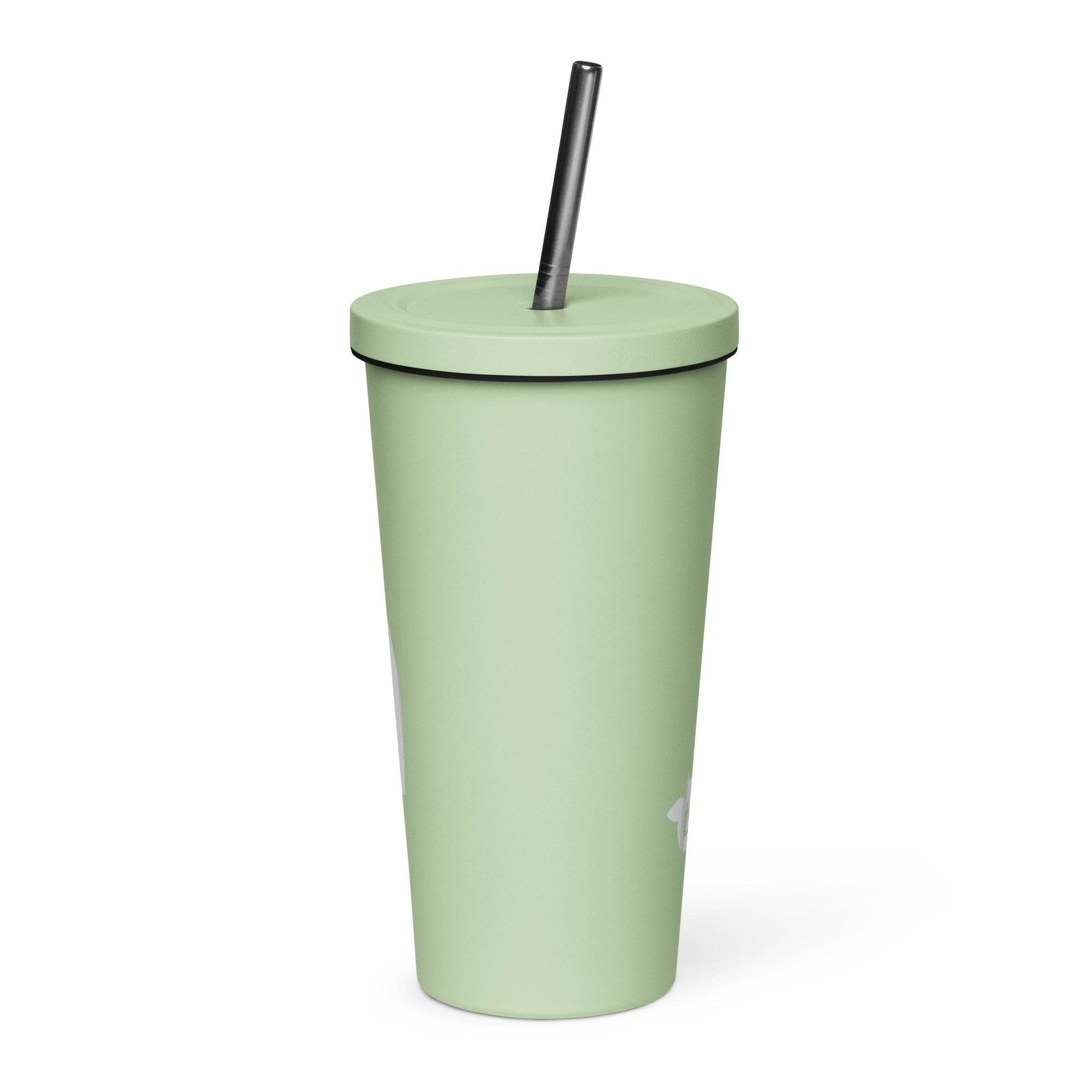 tsgabrielle • Insulated Tumbler with a Straw • Mint • 20 oz - 600 ml - tsgabrielle