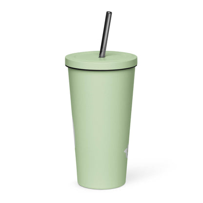 tsgabrielle • Insulated Tumbler with a Straw • Mint • 20 oz - 600 ml - tsgabrielle