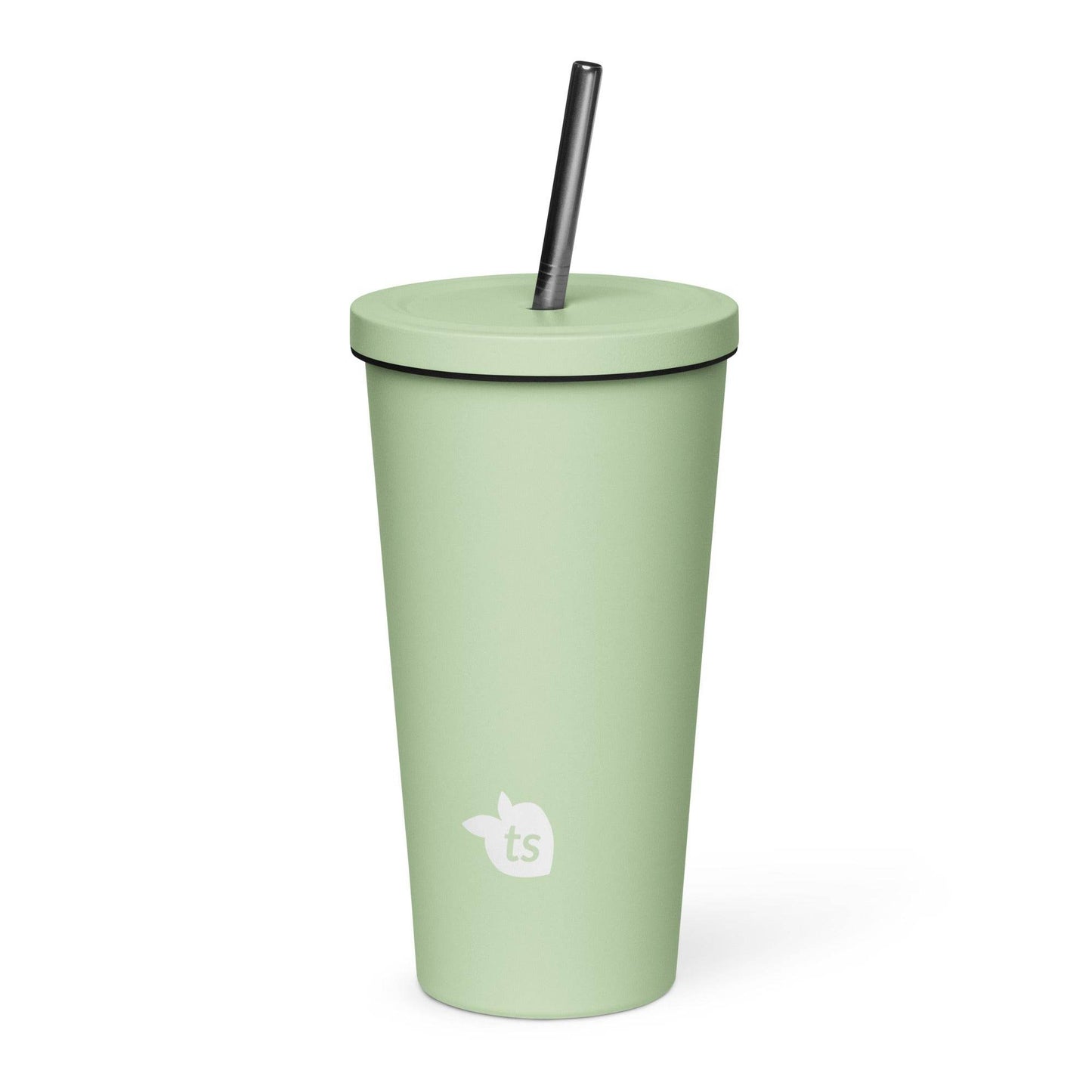 tsgabrielle • Insulated Tumbler with a Straw • Mint • 20 oz - 600 ml - tsgabrielle