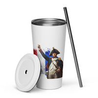 tsgabrielle® • Paris - Napoleon Bonaparte • Tumbler • Stainless Steel • White • 20 oz