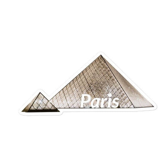 tsgabrielle • Paris - The Louvre Pyramid • Bubble-Free Sticker • 3 Sizes - tsgabrielle