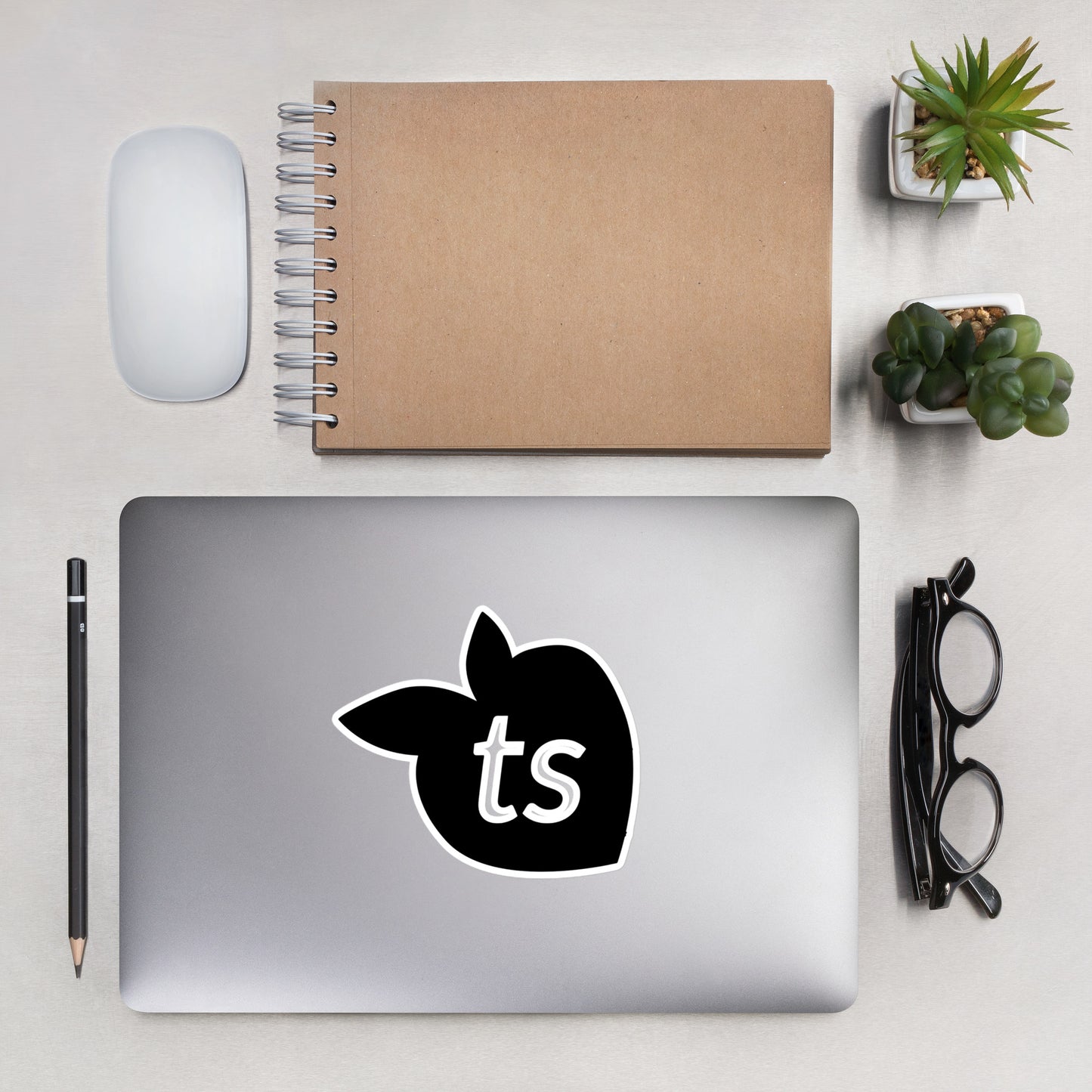 tsgabrielle • Bubble-Free Stickers • Black Peach • 3 Sizes