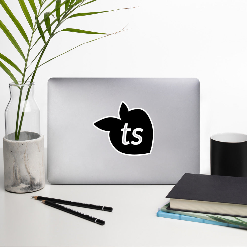tsgabrielle • Bubble-Free Stickers • Black Peach • 3 Sizes