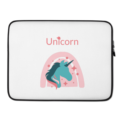 tsgabrielle • Unicorn - Seraphina • Laptop Sleeve • White • 2 Sizes - 13" and 15"