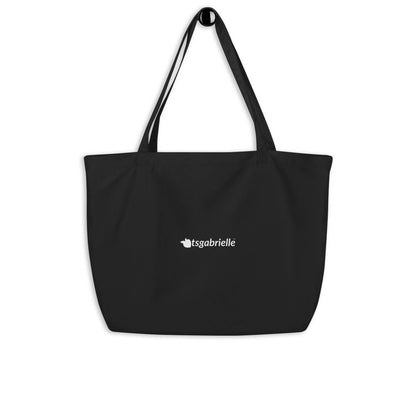 tsgabrielle • Pride 2025 • Large Tote Bag • Black • Cotton Organic - tsgabrielle