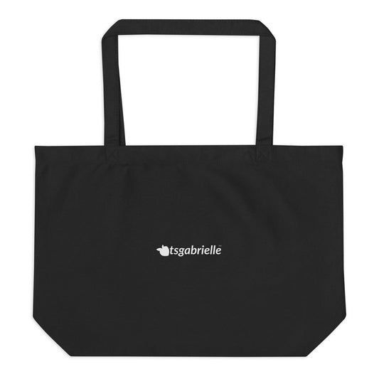 tsgabrielle • Pride 2025 • Large Tote Bag • Black • Cotton Organic - tsgabrielle