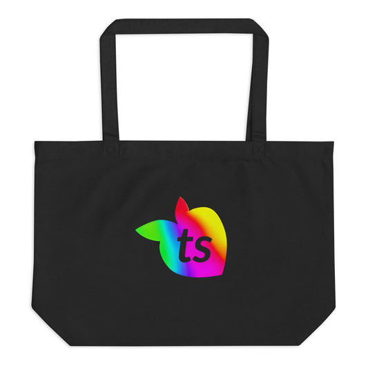 tsgabrielle • Pride 2025 • Large Tote Bag • Black • Cotton Organic - tsgabrielle