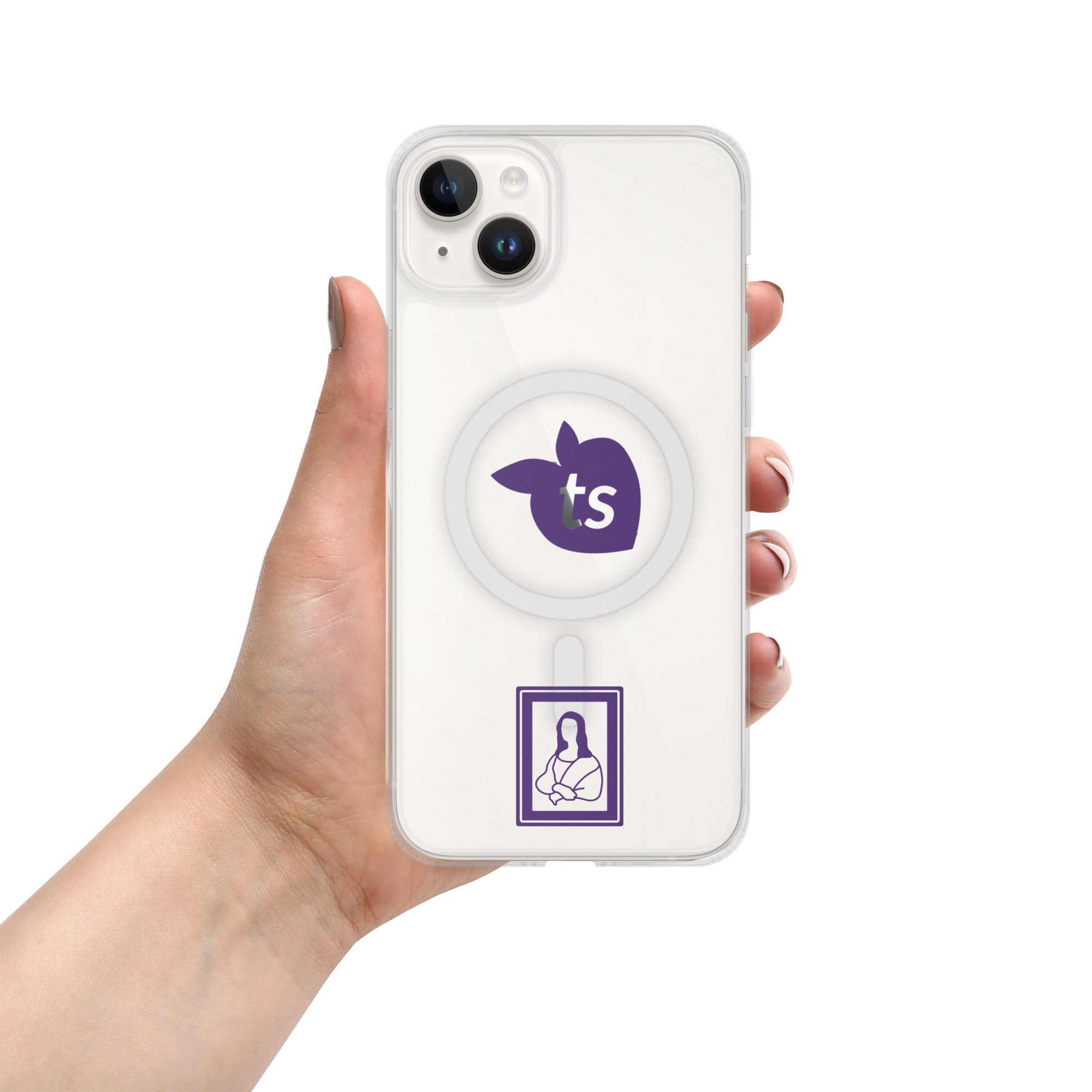 tsgabrielle® • Paris - Da Vinci • Case Compatible with iPhone® • Clear • MagSafe® • Latest Models •