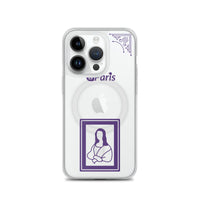 tsgabrielle® • Paris - Da Vinci • Case Compatible with iPhone® • Clear • MagSafe® • Latest Models • iPhone 14 Pro Clear Back cover