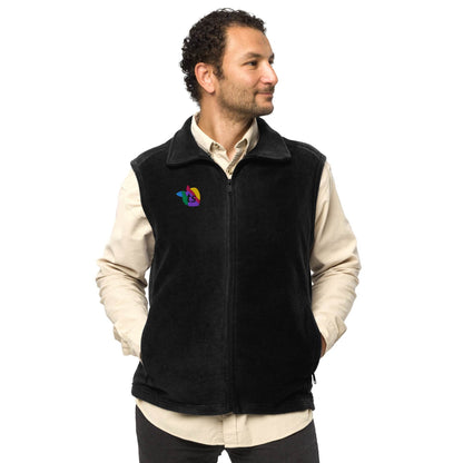 Columbia® by tsgabrielle • Men's • Pride 2025 • Fleece Vest • Black - tsgabrielle