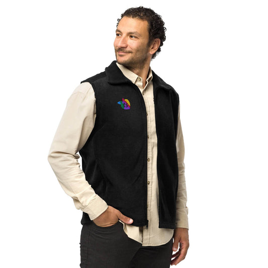 Columbia® by tsgabrielle • Men's • Pride 2025 • Fleece Vest • Black - tsgabrielle