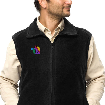 Columbia® by tsgabrielle • Men's • Pride 2025 • Fleece Vest • Black - tsgabrielle