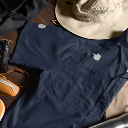 Columbia® by tsgabrielle • Men's • Short Sleeve Button Shirt • Dark Colors - tsgabrielle