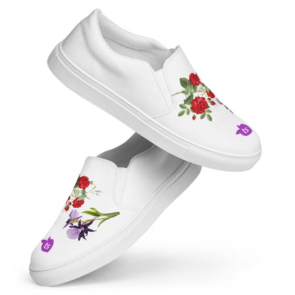 tsgabrielle • Men’s • TransFLOWer • Slip-On Canvas Shoes • White - tsgabrielle