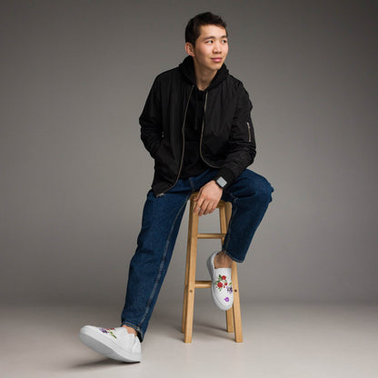 tsgabrielle • Men’s • TransFLOWer • Slip-On Canvas Shoes • White - tsgabrielle