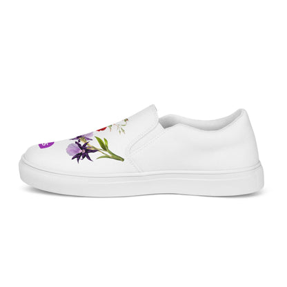 tsgabrielle • Men’s • TransFLOWer • Slip-On Canvas Shoes • White - tsgabrielle