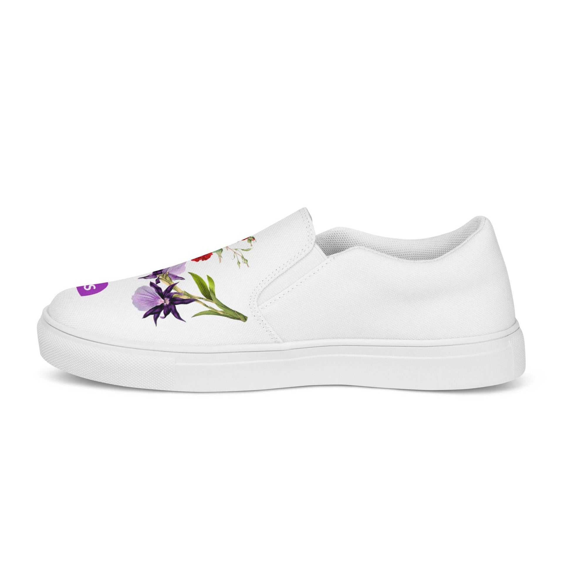 tsgabrielle • Men’s • TransFLOWer • Slip-On Canvas Shoes • White - tsgabrielle