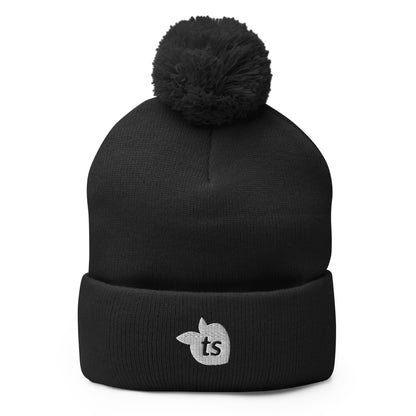 tsgabrielle • Pom-Pom Beanie • Black - tsgabrielle