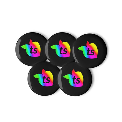 tsgabrielle • Pride 2025 • Set of 5 Pin Buttons • 2 Sizes - tsgabrielle