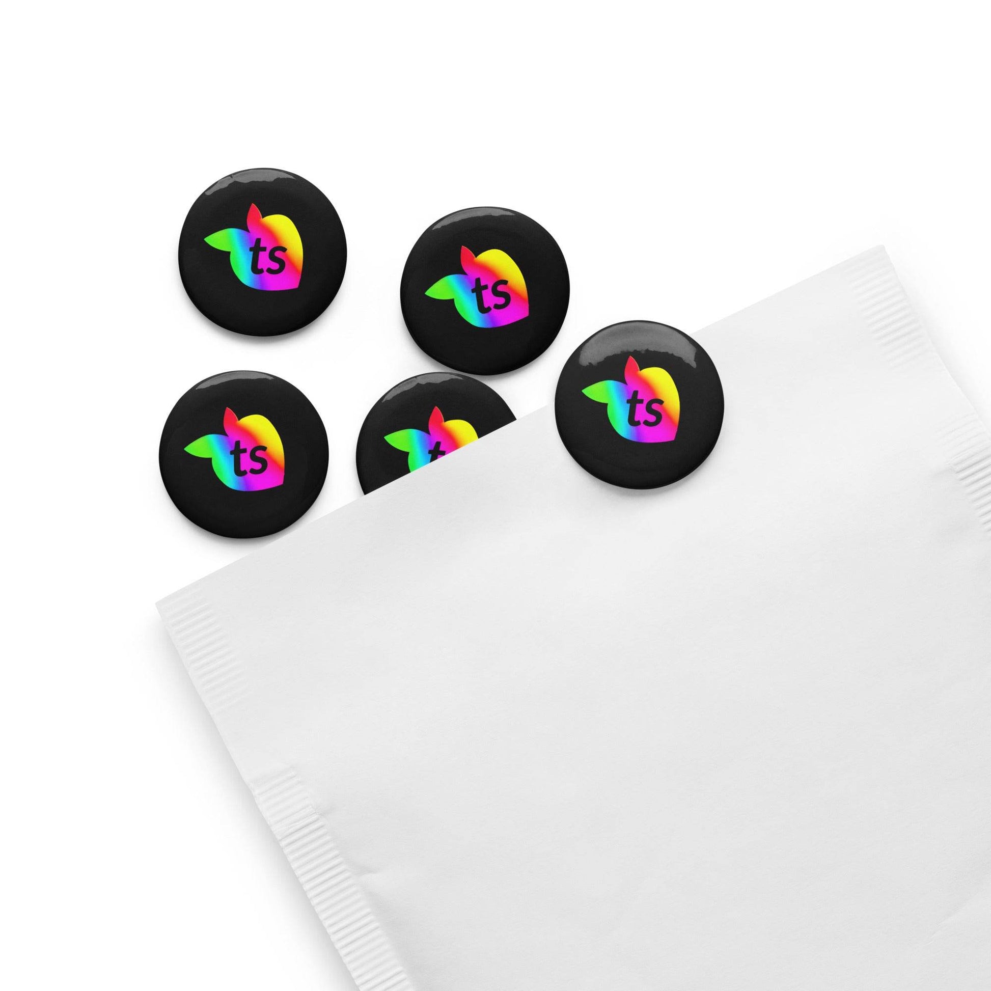 tsgabrielle • Pride 2025 • Set of 5 Pin Buttons • 2 Sizes - tsgabrielle