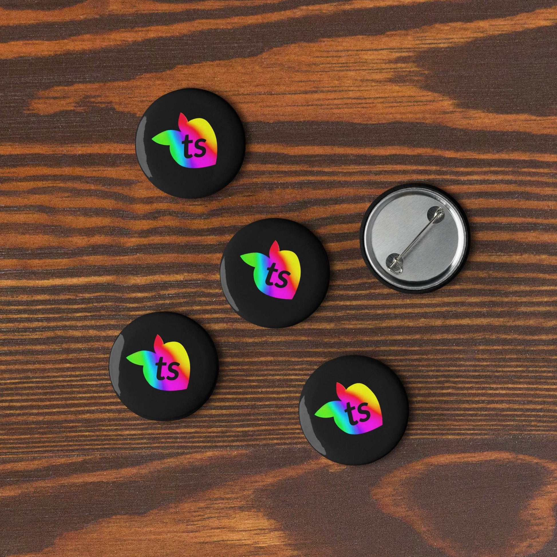 tsgabrielle • Pride 2025 • Set of 5 Pin Buttons • 2 Sizes - tsgabrielle