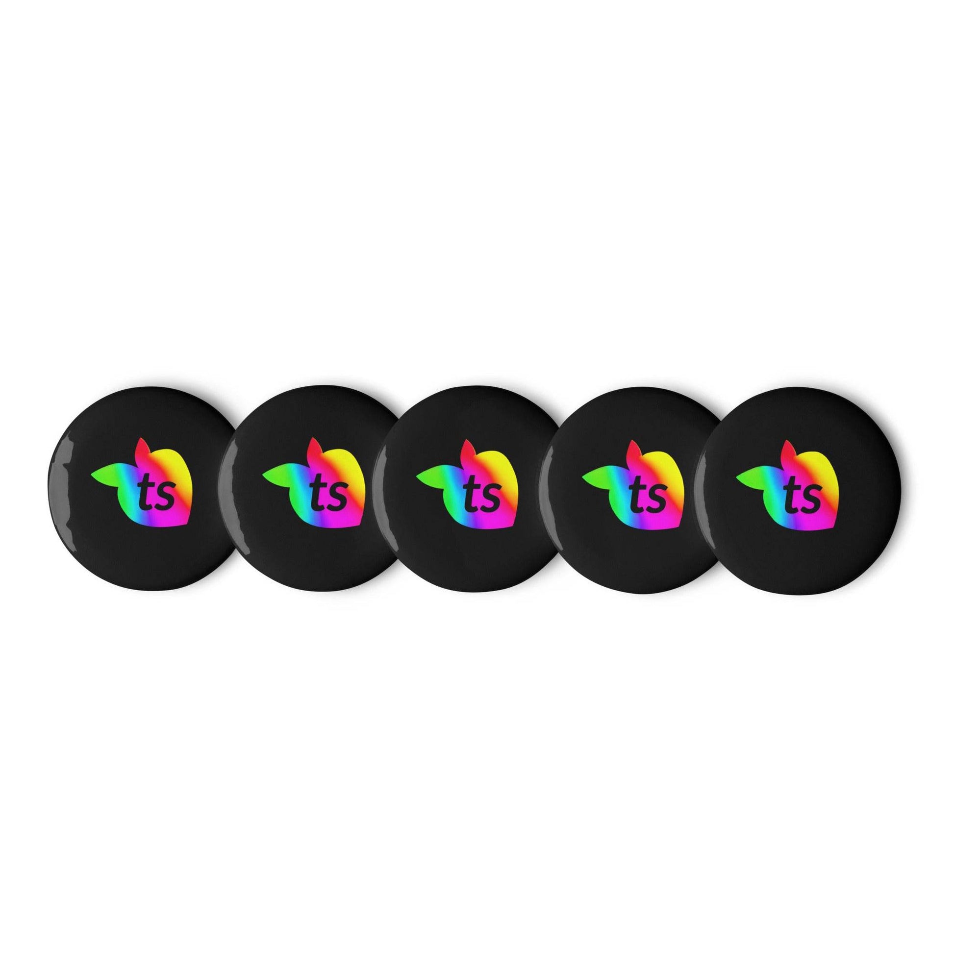tsgabrielle • Pride 2025 • Set of 5 Pin Buttons • 2 Sizes - tsgabrielle