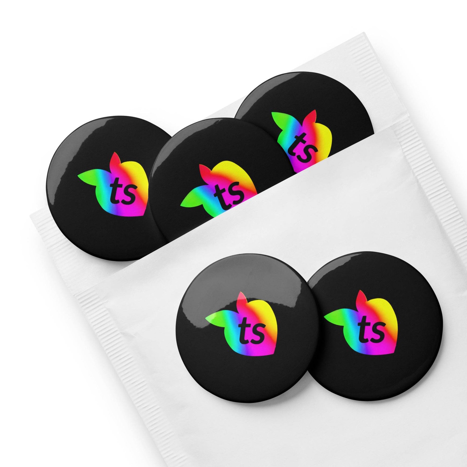 tsgabrielle • Pride 2025 • Set of 5 Pin Buttons • 2 Sizes - tsgabrielle