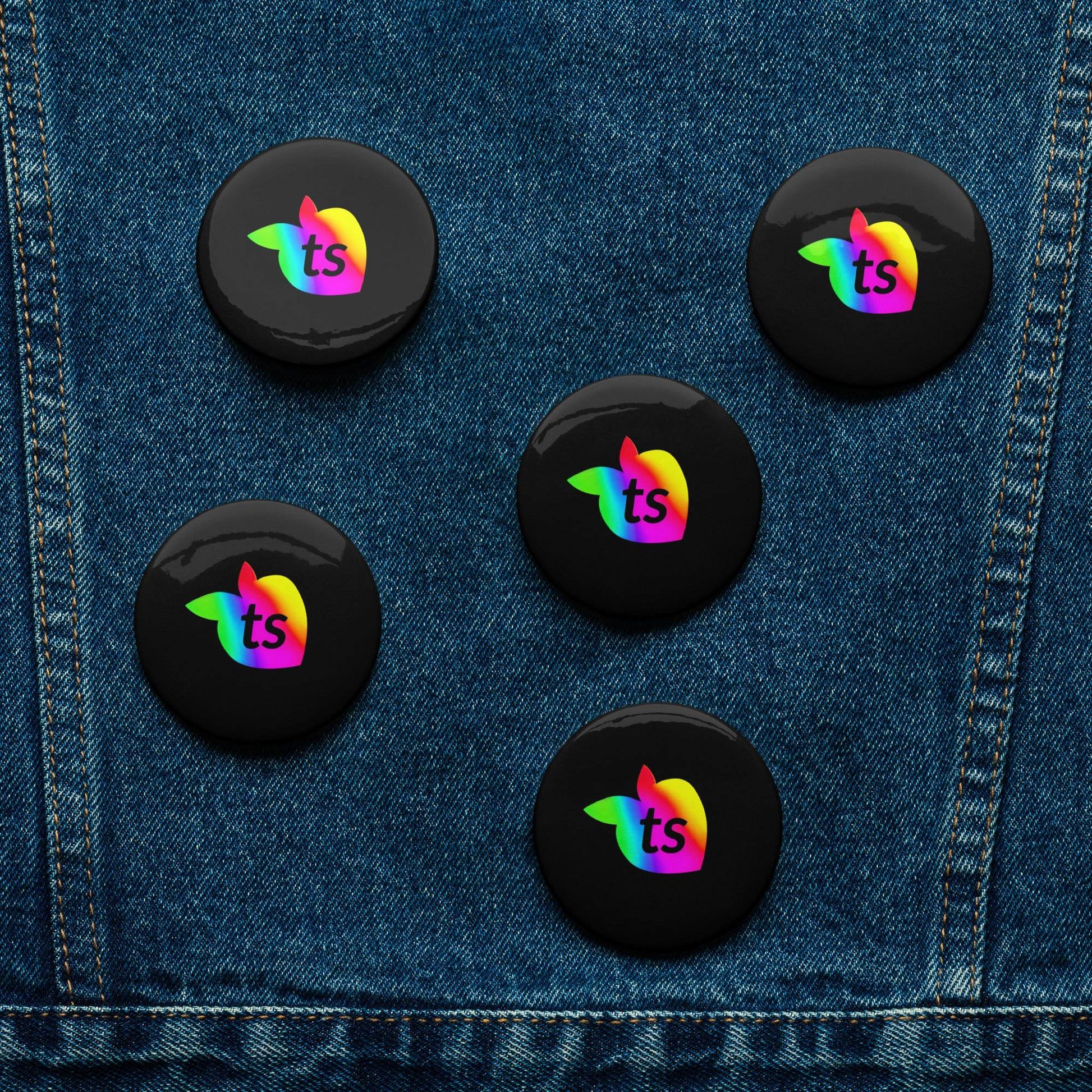 tsgabrielle • Pride 2025 • Set of 5 Pin Buttons • 2 Sizes - tsgabrielle