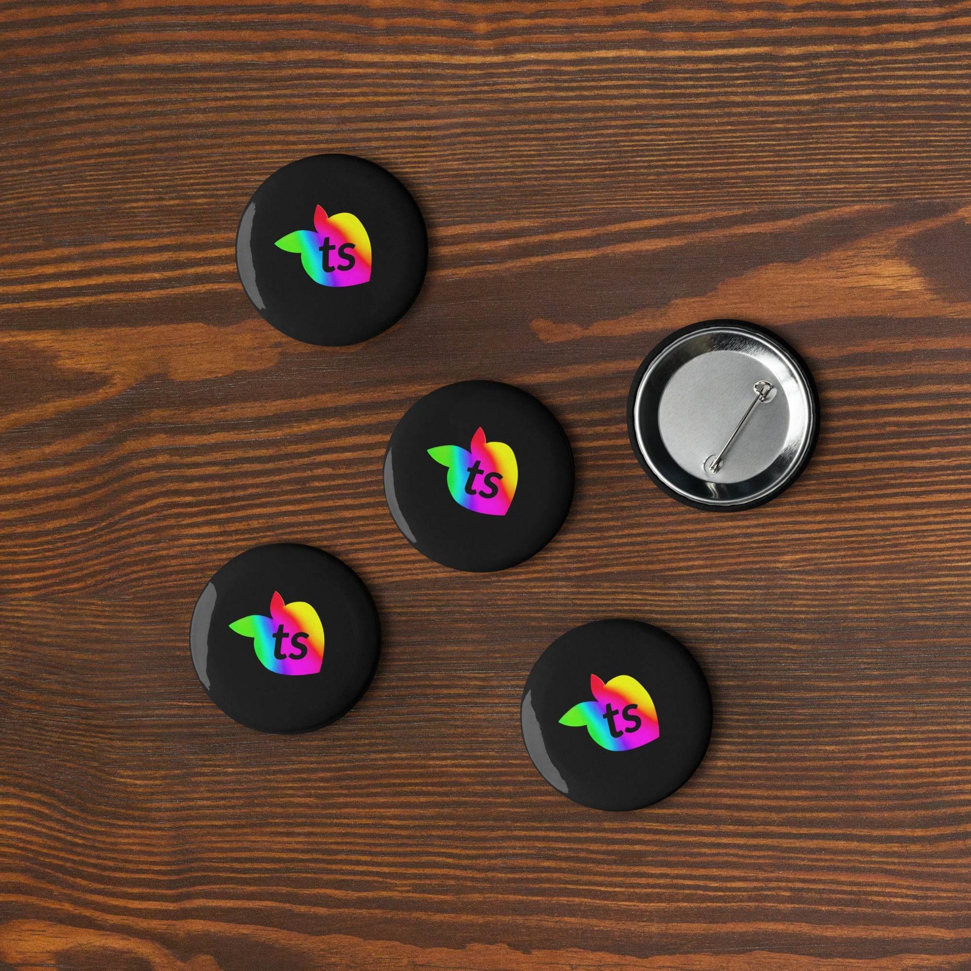 tsgabrielle • Pride 2025 • Set of 5 Pin Buttons • 2 Sizes - tsgabrielle