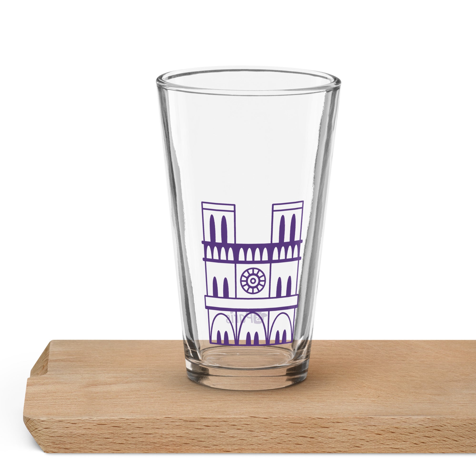 tsgabrielle® • Paris - Notre-Dame Cathedral • Shaker Pint Glass • 16 oz •