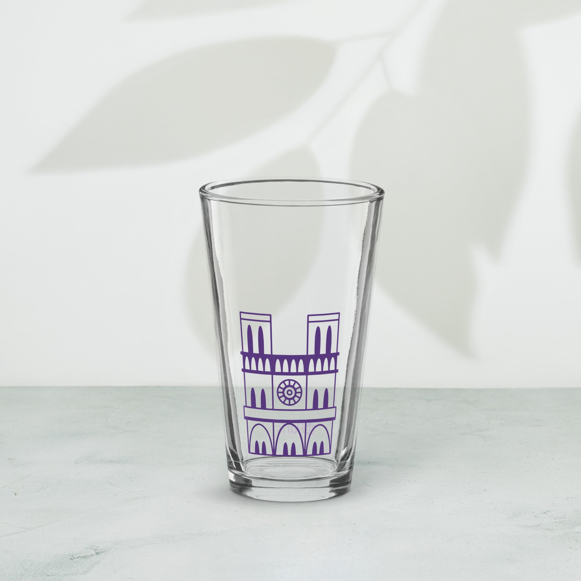 tsgabrielle® • Paris - Notre-Dame Cathedral • Shaker Pint Glass • 16 oz •
