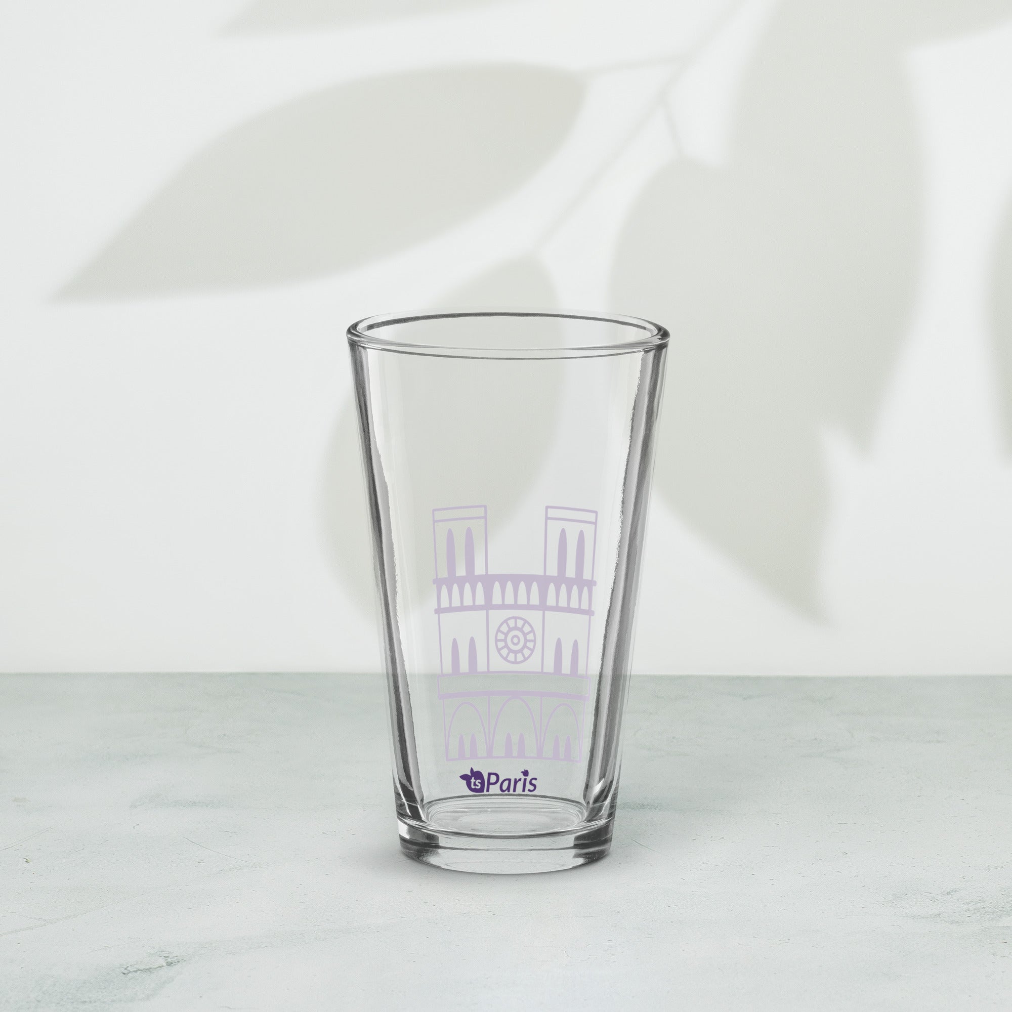 tsgabrielle® • Paris - Notre-Dame Cathedral • Shaker Pint Glass • 16 oz •