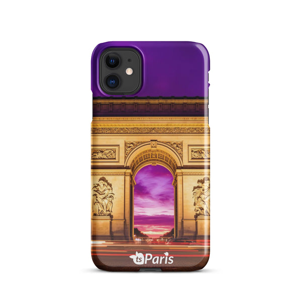 tsgabrielle® • Paris - Arc de Triomphe • Snap Case Compatible with iPhone® • Latest Models • iPhone 11 Back cover Both sides