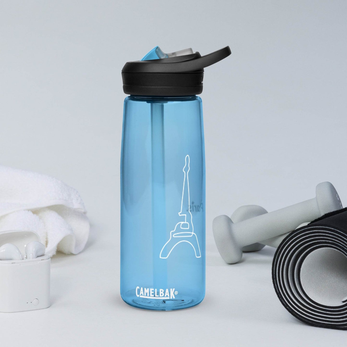 tsgabrielle • Paris - La Tour Eiffel • Sports Water Bottle • 5 Colors • 25 oz - 739 ml - tsgabrielle