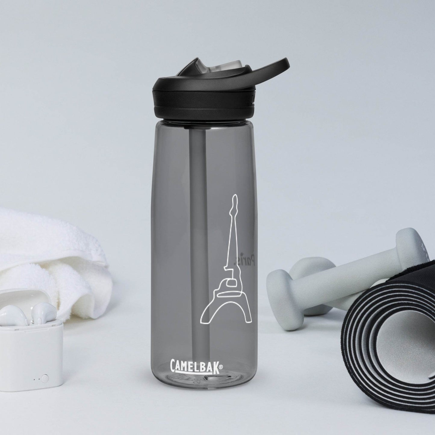 tsgabrielle • Paris - La Tour Eiffel • Sports Water Bottle • 5 Colors • 25 oz - 739 ml - tsgabrielle