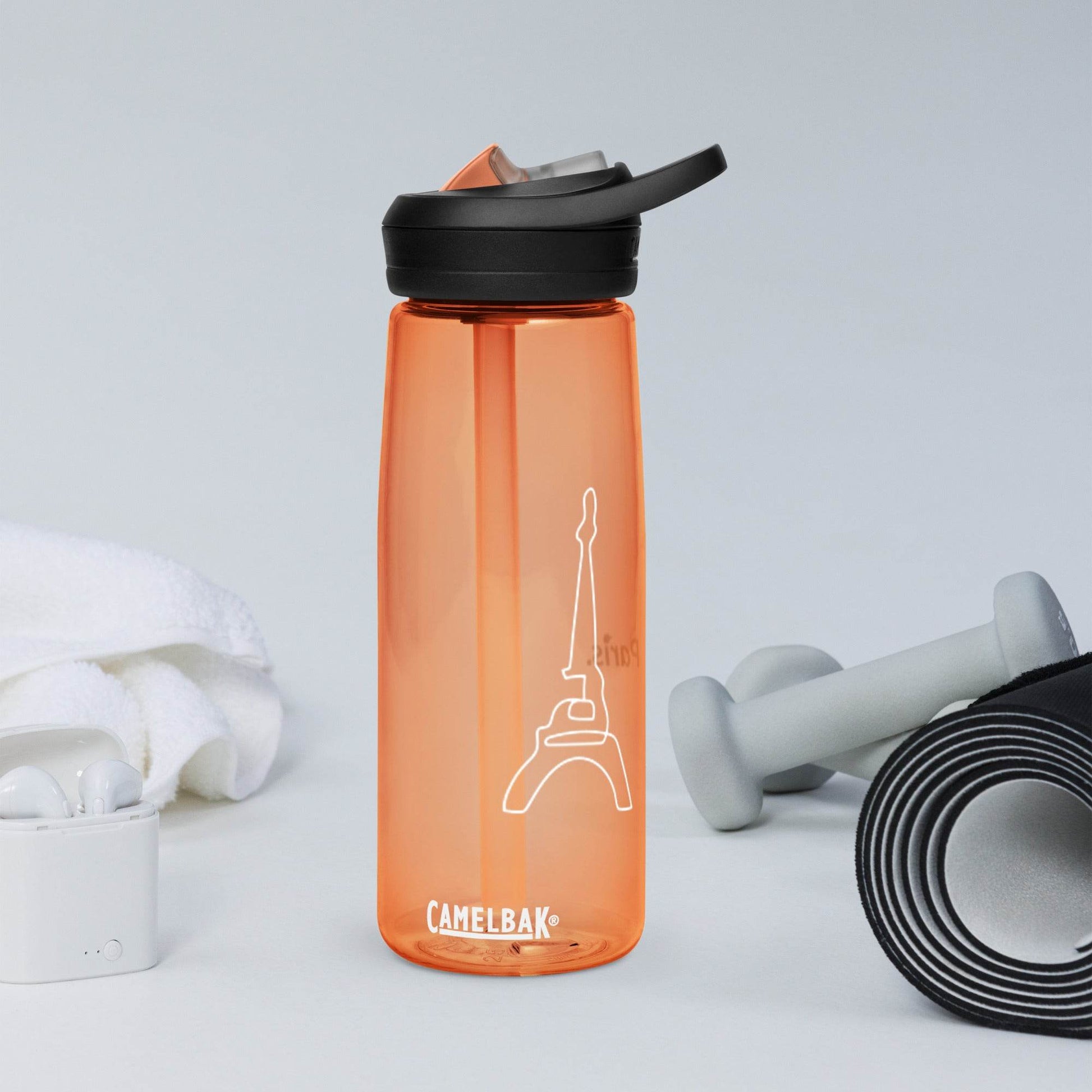 tsgabrielle • Paris - La Tour Eiffel • Sports Water Bottle • 5 Colors • 25 oz - 739 ml - tsgabrielle
