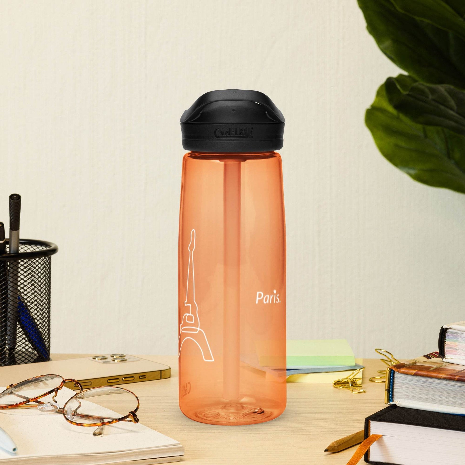 tsgabrielle • Paris - La Tour Eiffel • Sports Water Bottle • 5 Colors • 25 oz - 739 ml - tsgabrielle