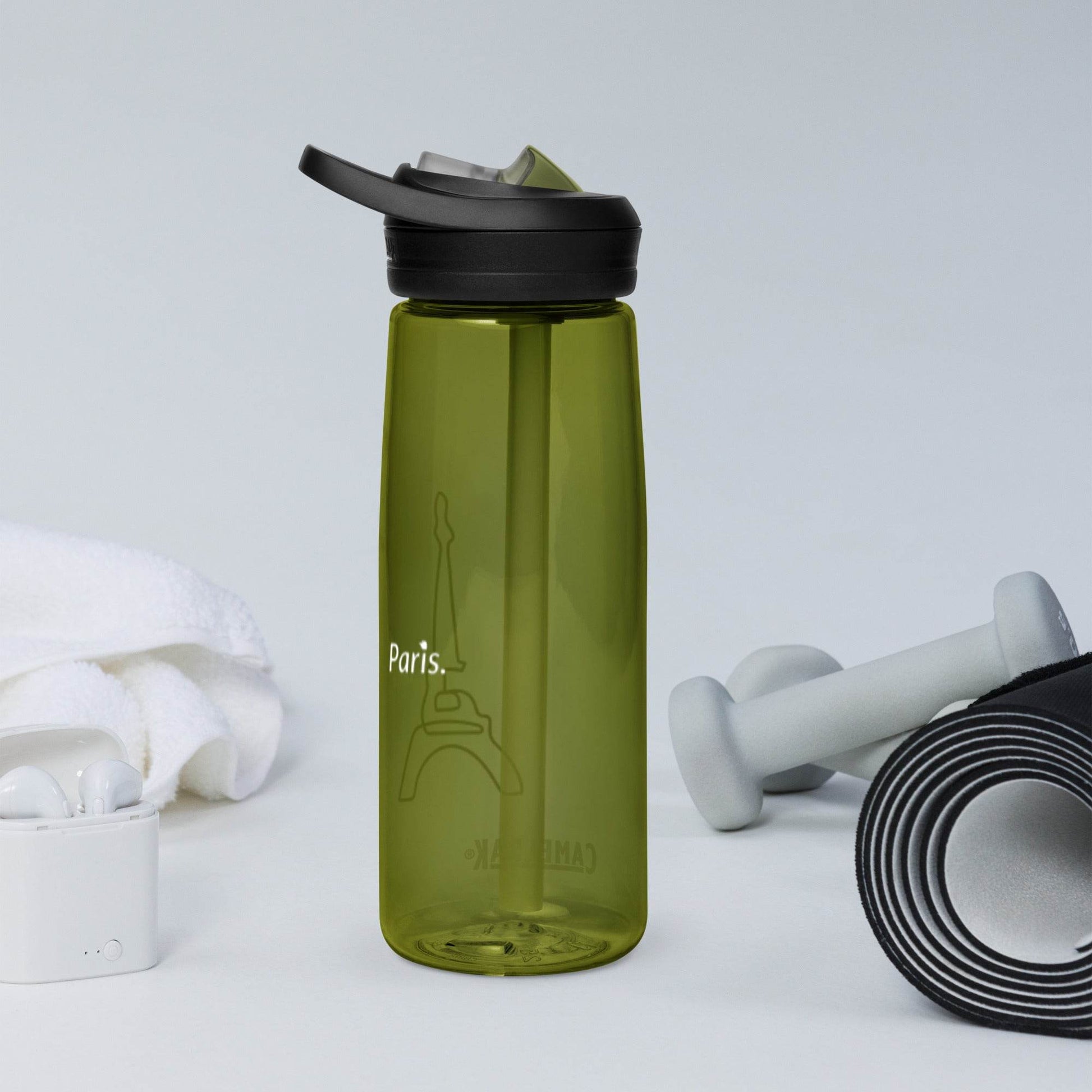 tsgabrielle • Paris - La Tour Eiffel • Sports Water Bottle • 5 Colors • 25 oz - 739 ml - tsgabrielle
