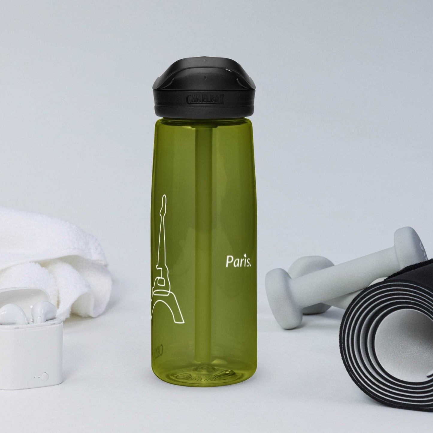 tsgabrielle • Paris - La Tour Eiffel • Sports Water Bottle • 5 Colors • 25 oz - 739 ml - tsgabrielle