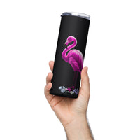 tsgabrielle® • Flamant 🦩 Rose • Tumbler • Stainless Steel • Black • 20 oz •
