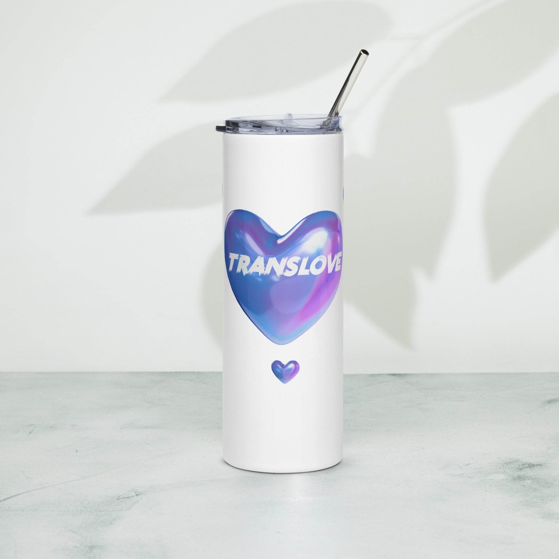 tsgabrielle • TransLove • Tumbler • Stainless Steel • White • 20 oz - 500 ml - tsgabrielle