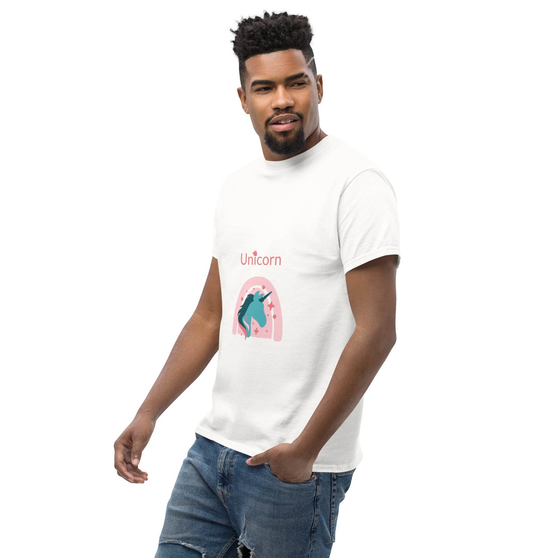 tsgabrielle • Men's • Unicorn - Seraphina • Classic Tee • White - tsgabrielle
