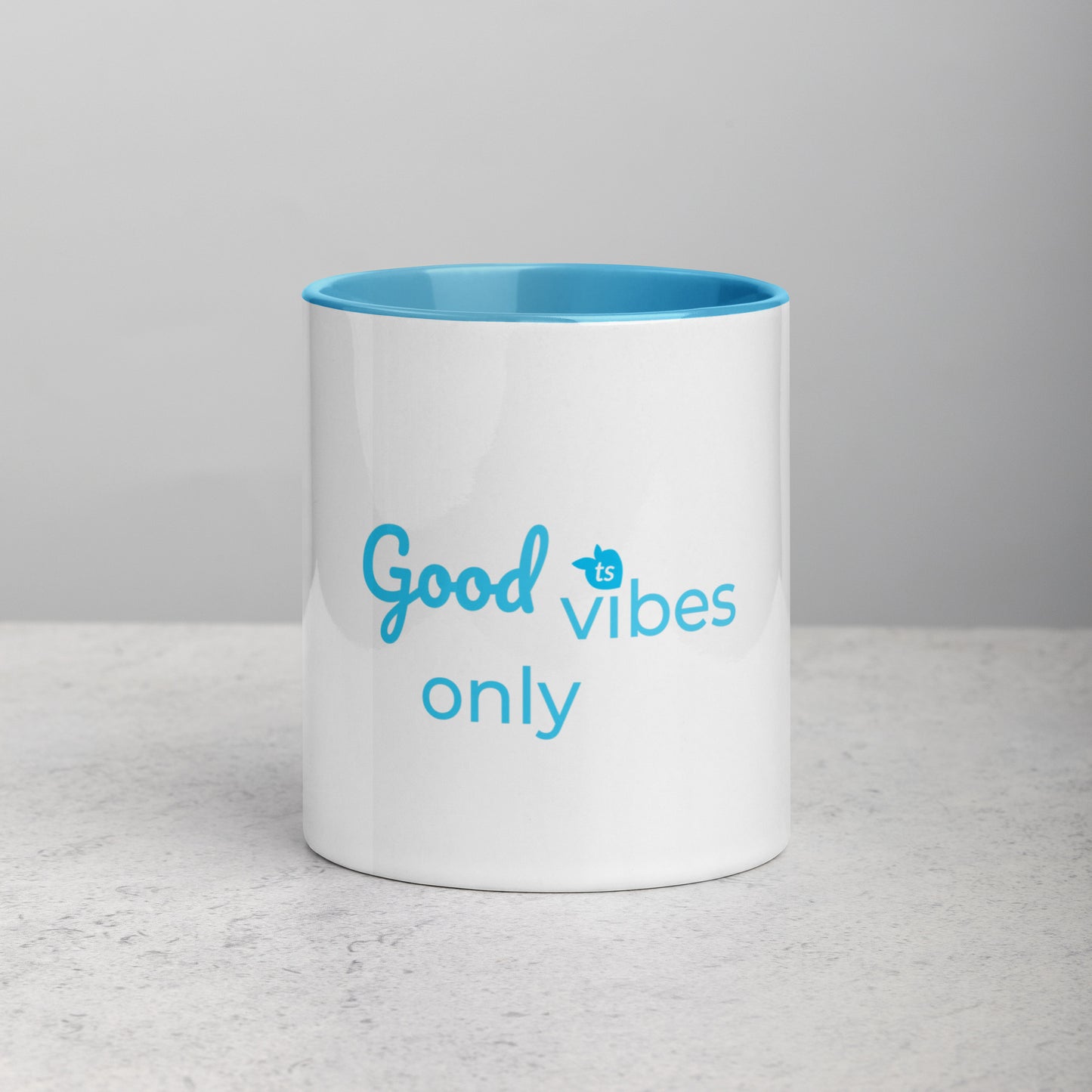 tsgabrielle • Good Vibes Only • Mug with Color Inside • Ceramic • 11 oz