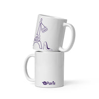 tsgabrielle® • Paris - La Tour Eiffel • Glossy Mug • White • Ceramic • 11 oz